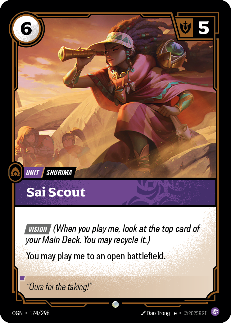 Sai Scout — Riftbound OGN-174/298