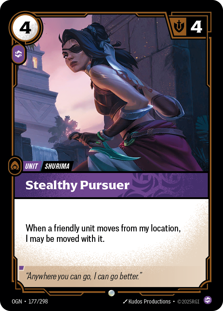 Stealthy Pursuer — Riftbound OGN-177/298