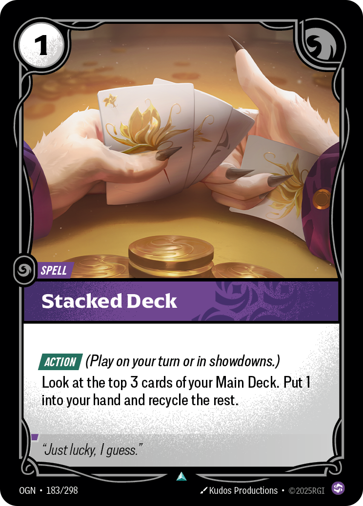 Stacked Deck — Riftbound OGN-183/298