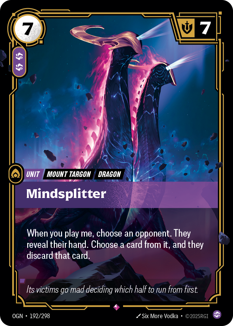 Mindsplitter — Riftbound OGN-192/298