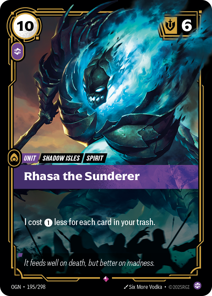 Rhasa the Sunderer — Riftbound OGN-195/298