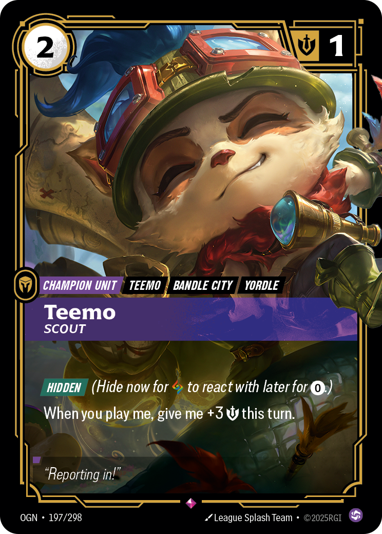 Teemo, Scout — Riftbound OGN-197/298