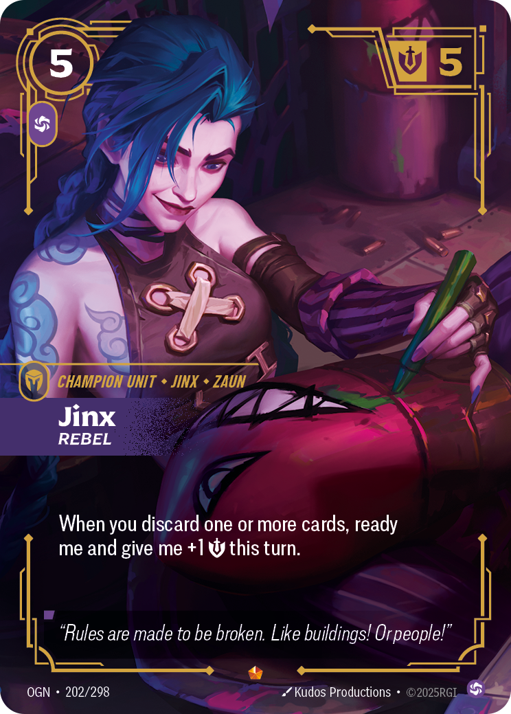 Jinx, Rebel — Riftbound OGN-202/298