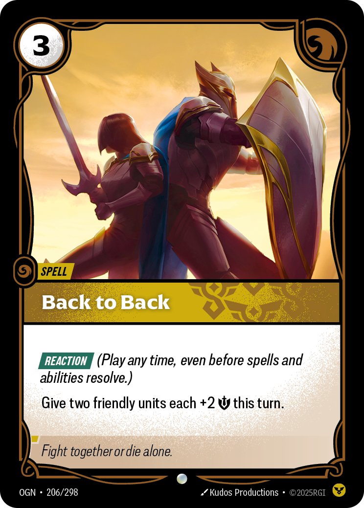 Back to Back — Riftbound OGN-206/298