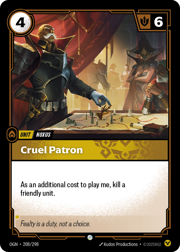 Cruel Patron — Riftbound OGN-208/298