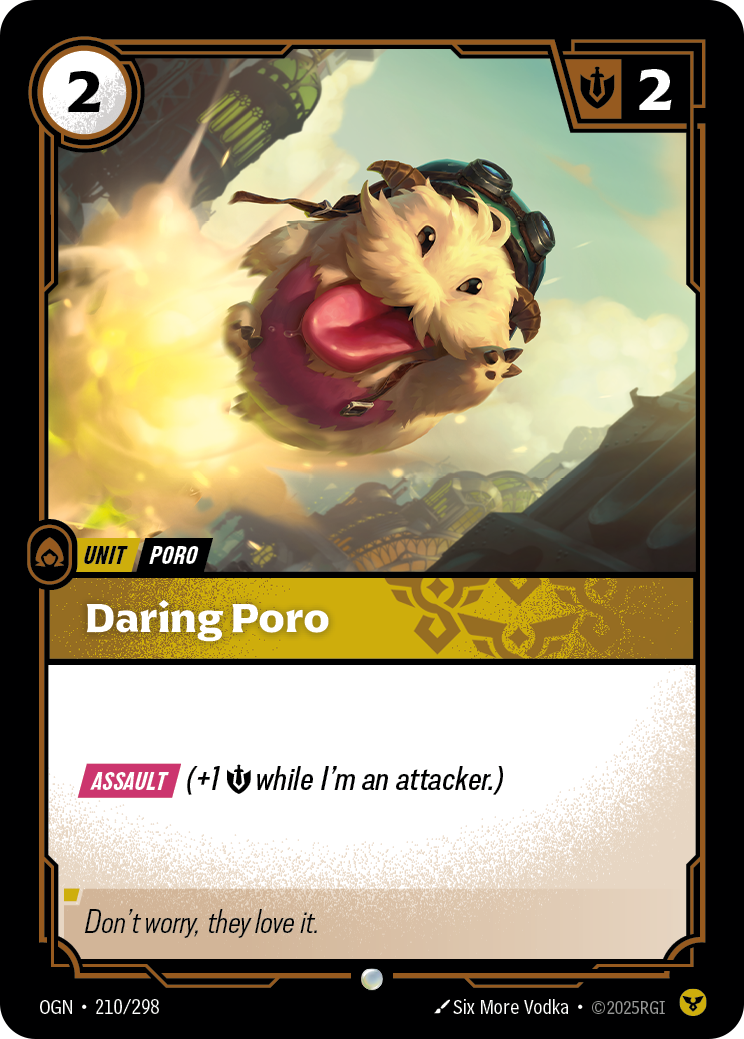 Daring Poro — Riftbound OGN-210/298