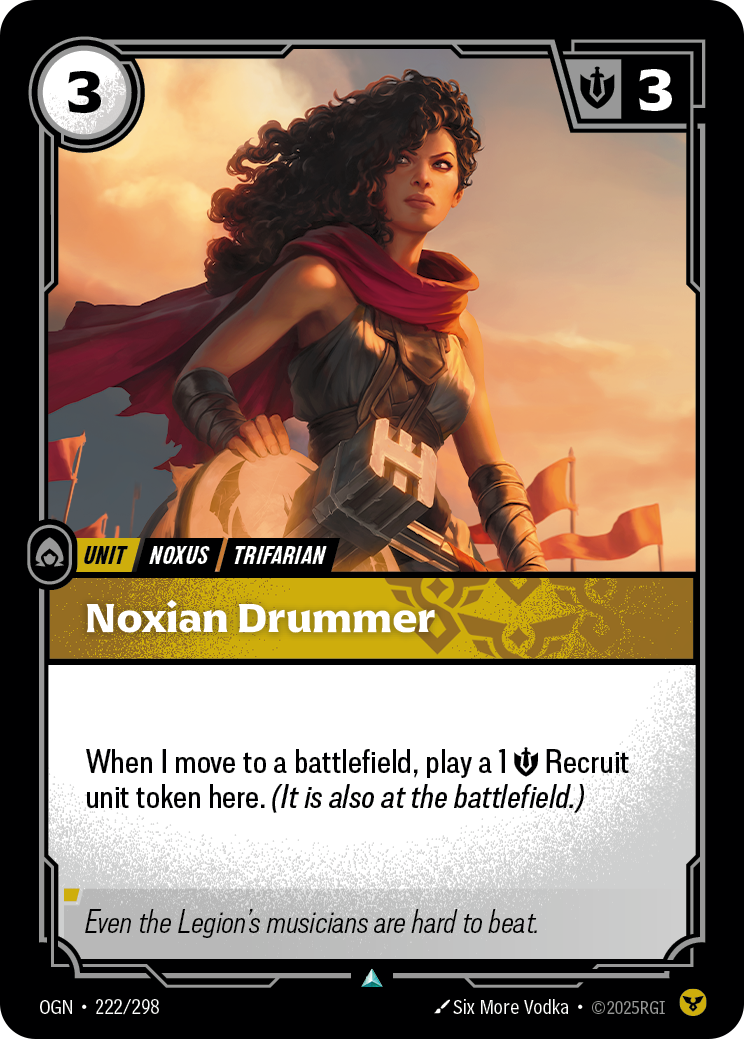Noxian Drummer — Riftbound OGN-222/298