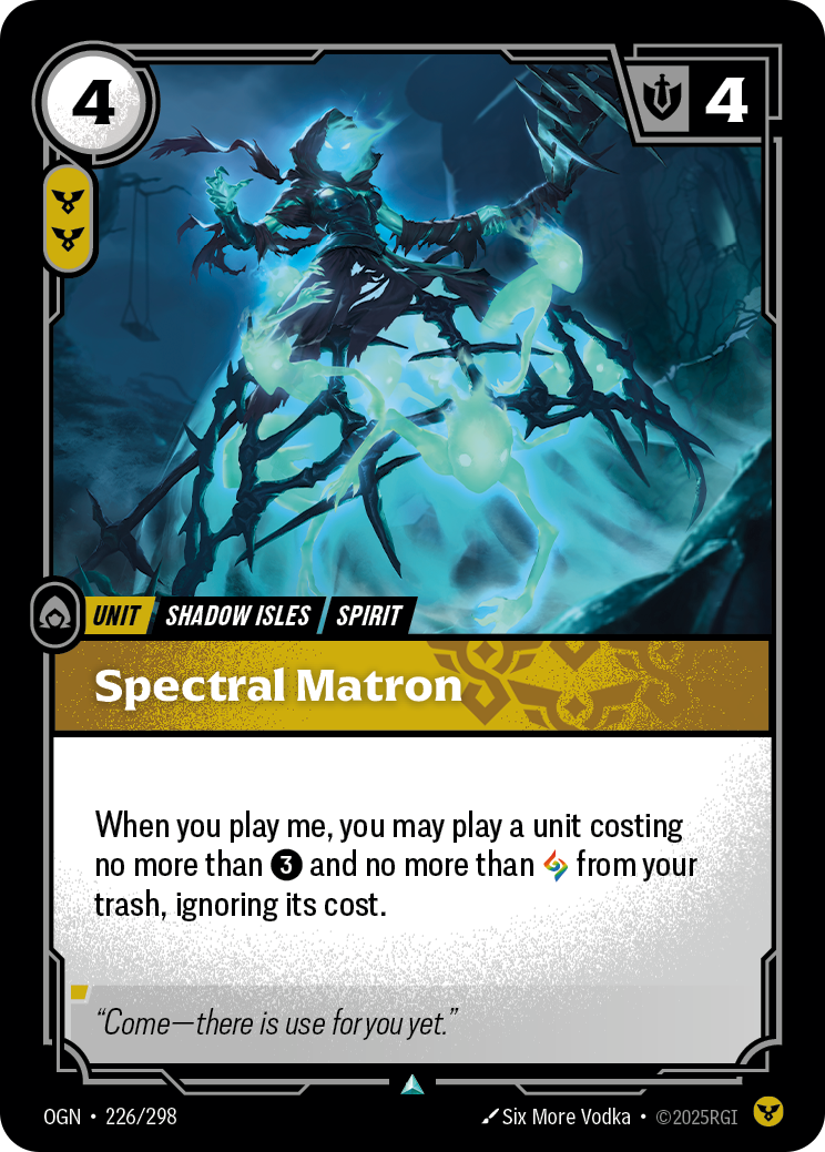 Spectral Matron — Riftbound OGN-226/298