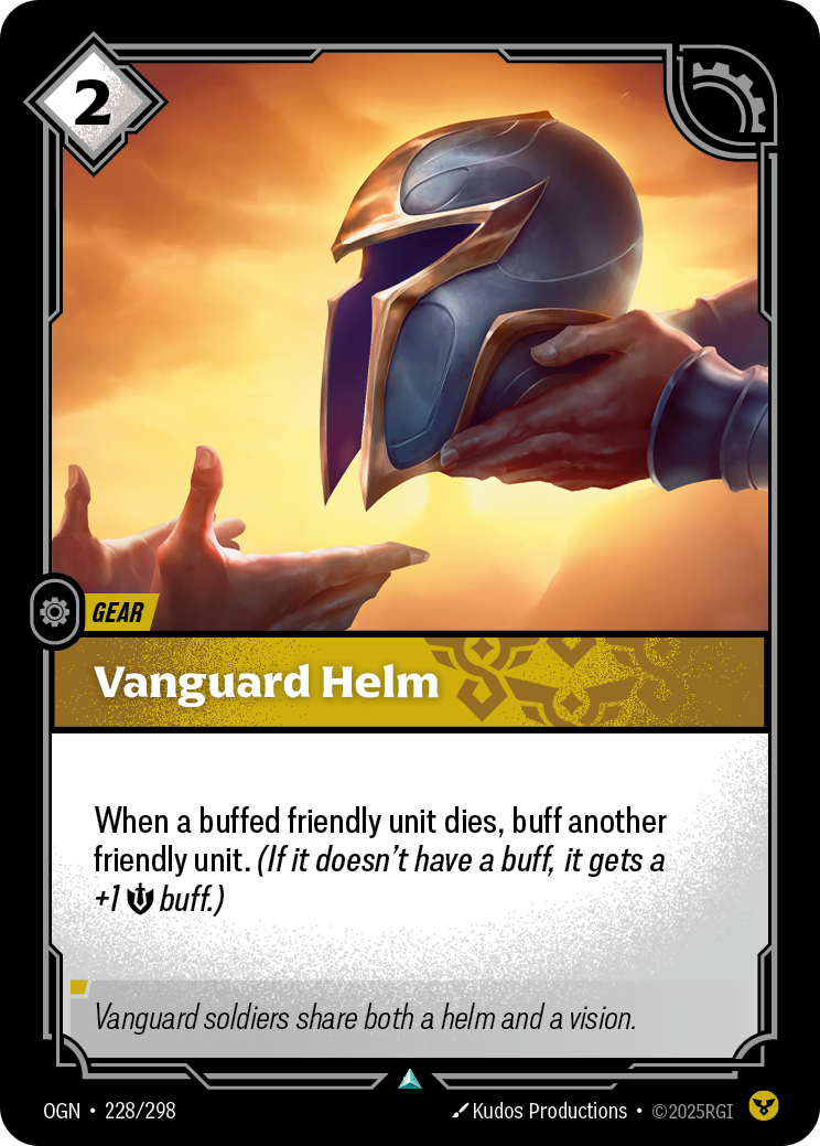 Vanguard Helm — Riftbound OGN-228/298