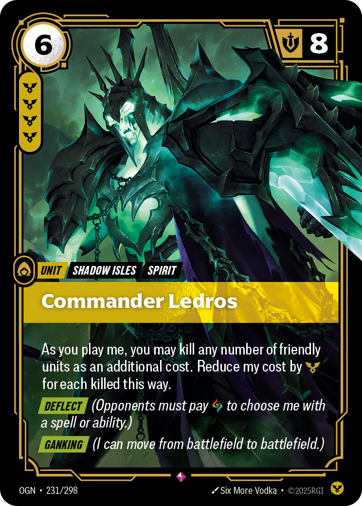 Commander Ledros — Riftbound OGN-231/298