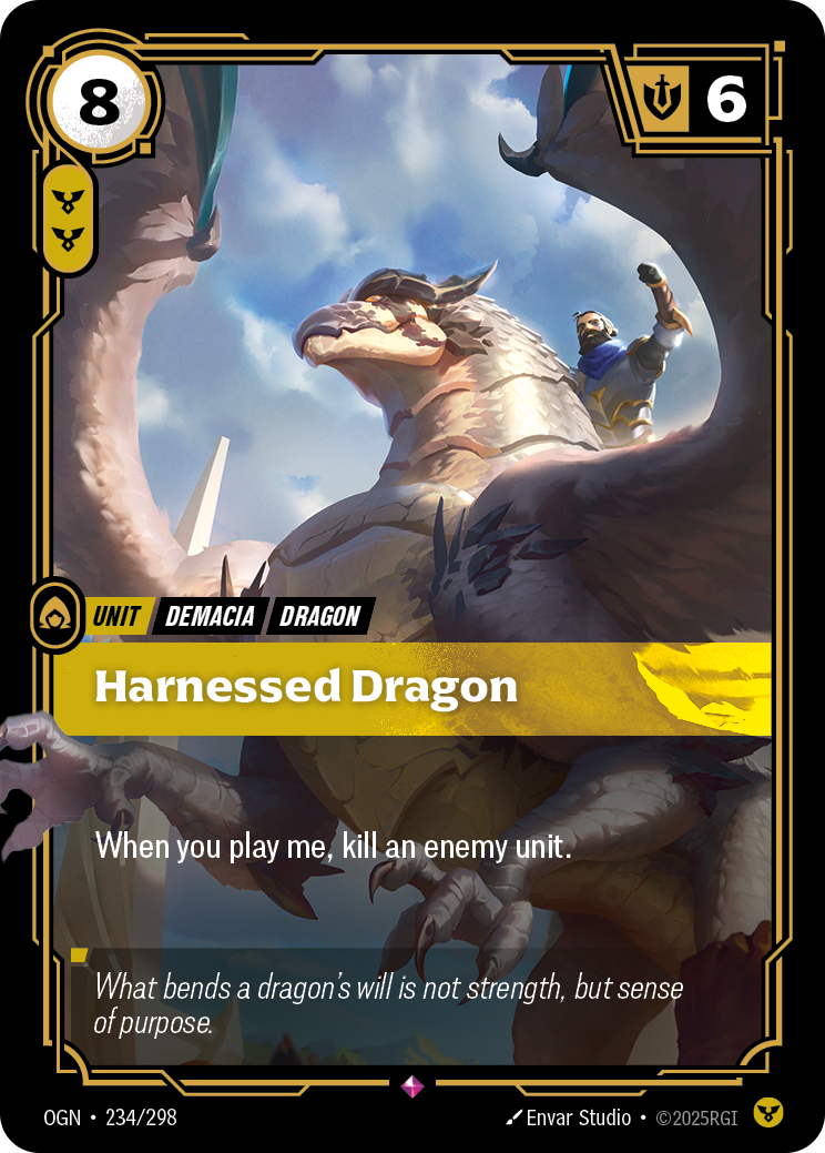 Harnessed Dragon — Riftbound OGN-234/298