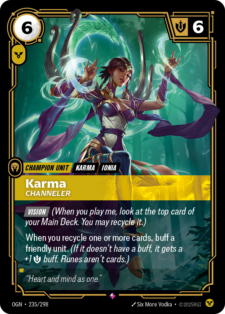 Karma, Channeler — Riftbound OGN-235/298
