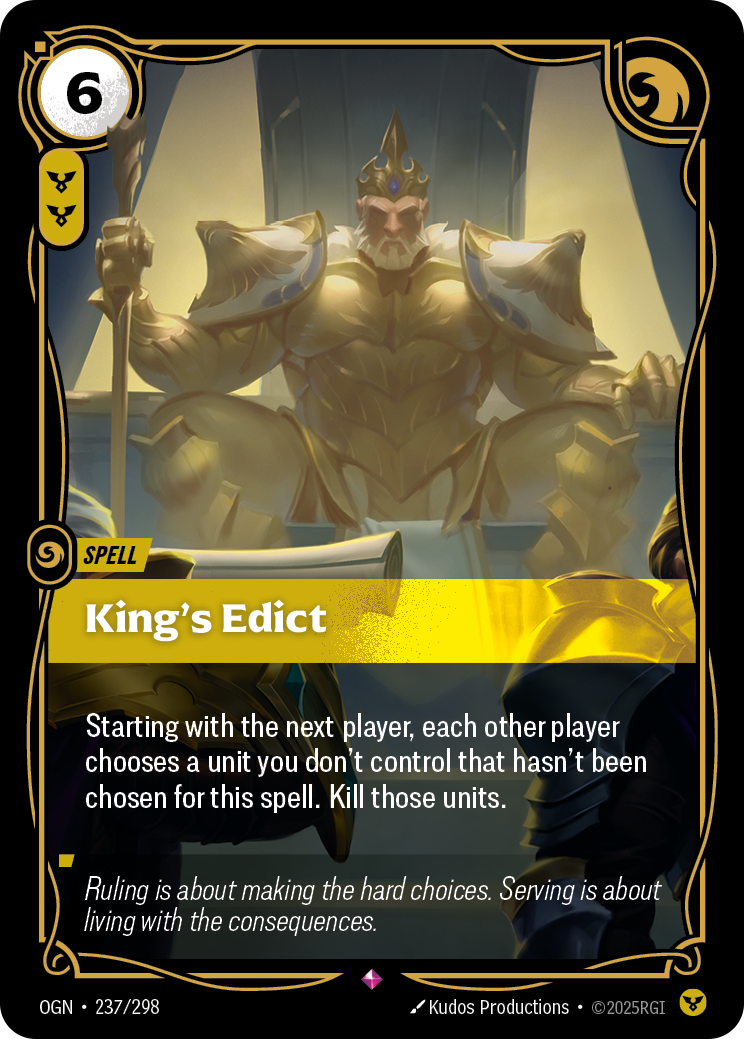 King's Edict — Riftbound OGN-237/298