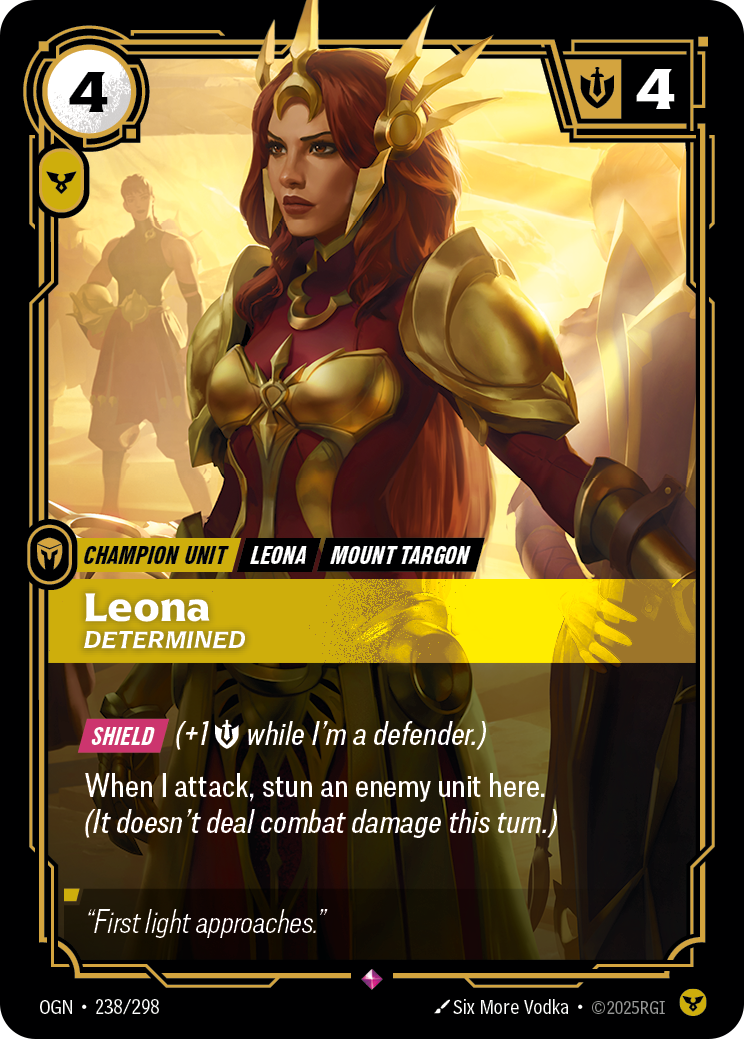 Leona, Determined — Riftbound OGN-238/298