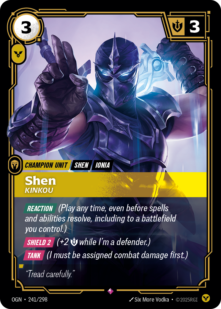 Shen, Kinkou — Riftbound OGN-241/298