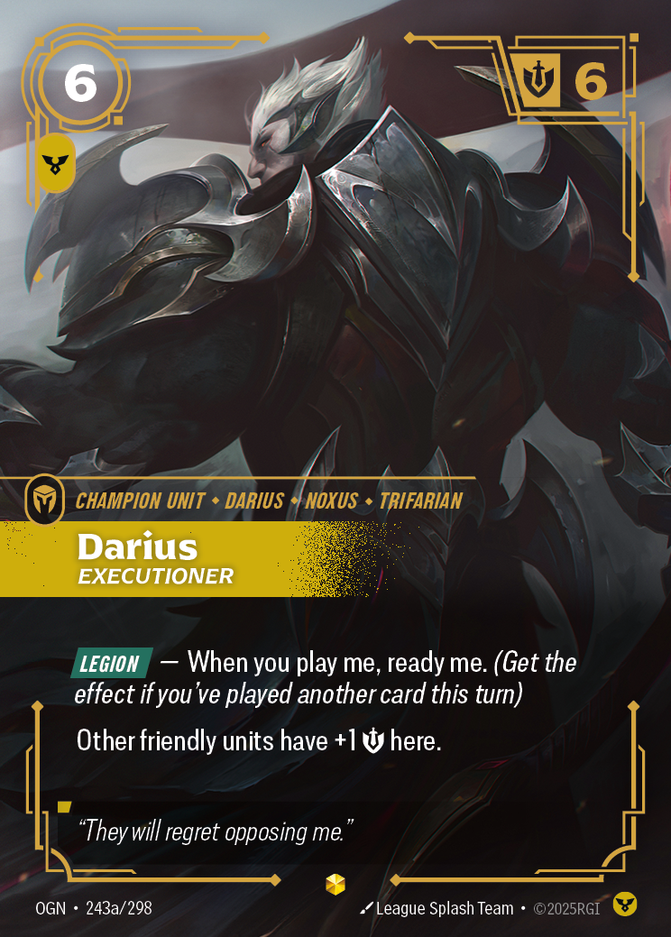 Darius, Executioner — Riftbound OGN-243a/298
