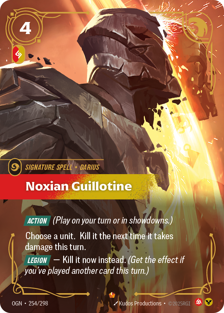 Noxian Guillotine — Riftbound OGN-254/298
