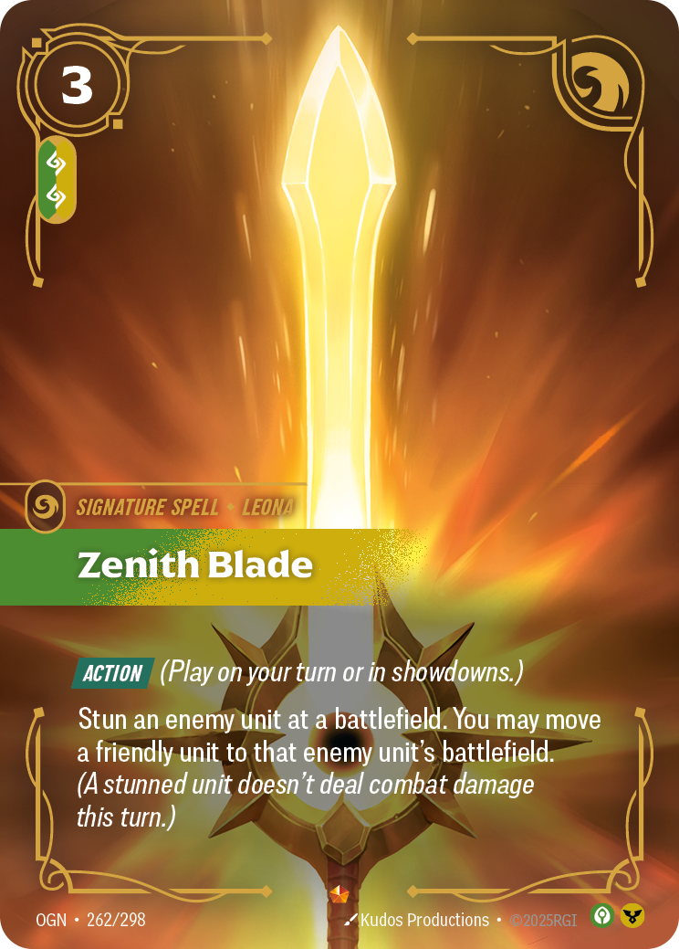 Zenith Blade — Riftbound OGN-262/298