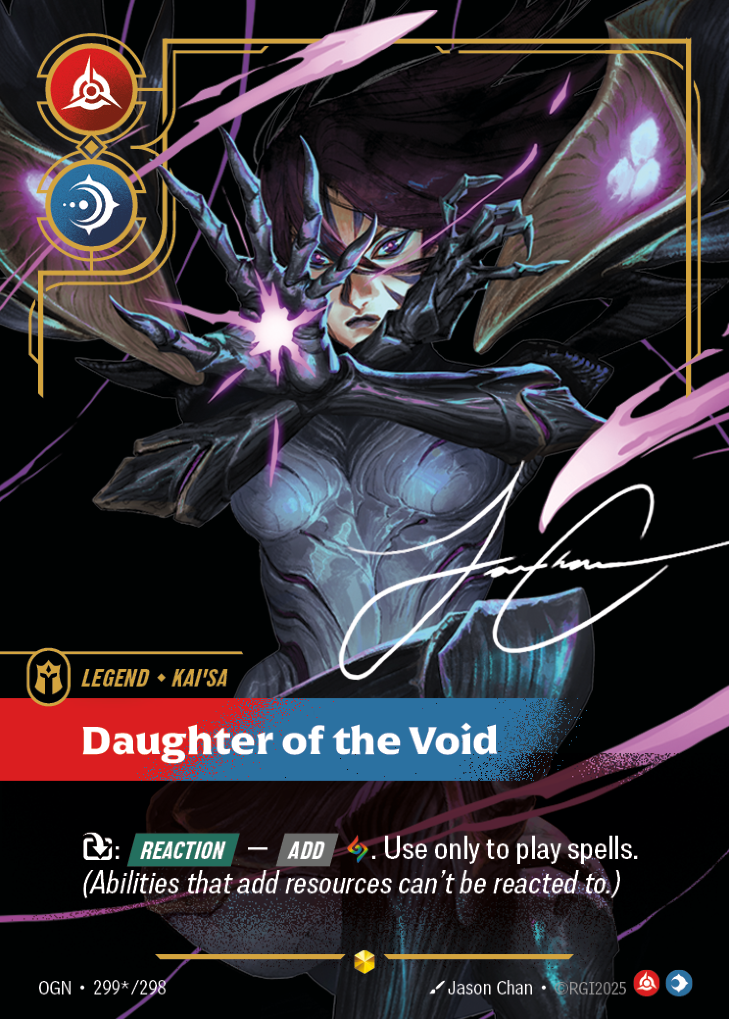 Daughter of the Void — Riftbound OGN-299*/298