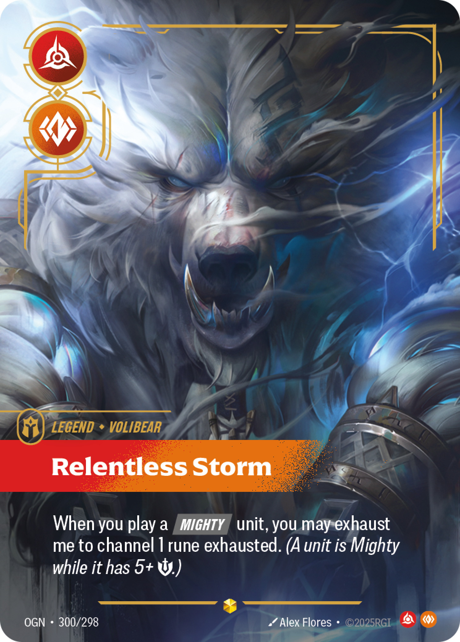 Relentless Storm — Riftbound OGN-300/298