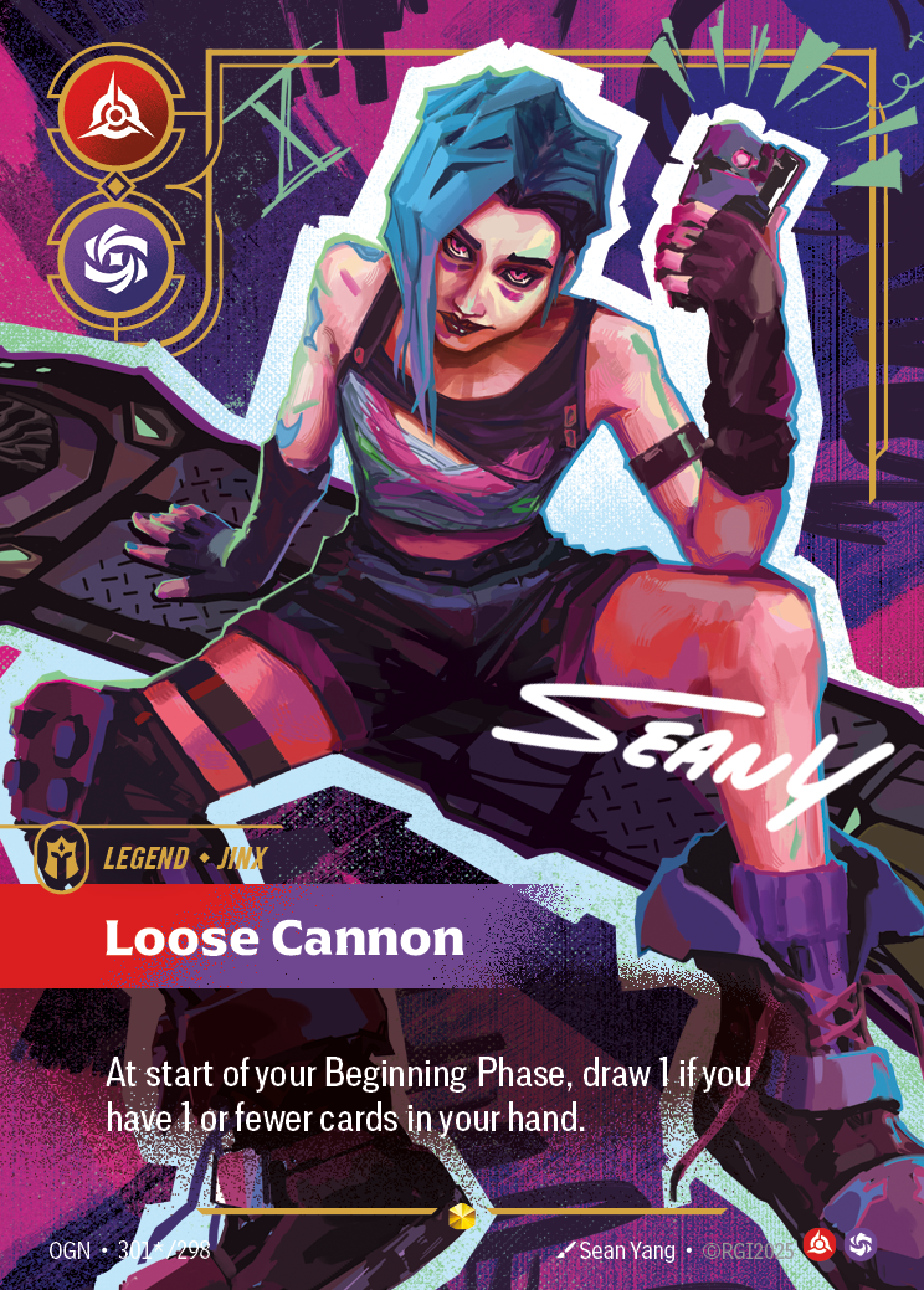 Loose Cannon — Riftbound OGN-301*/298