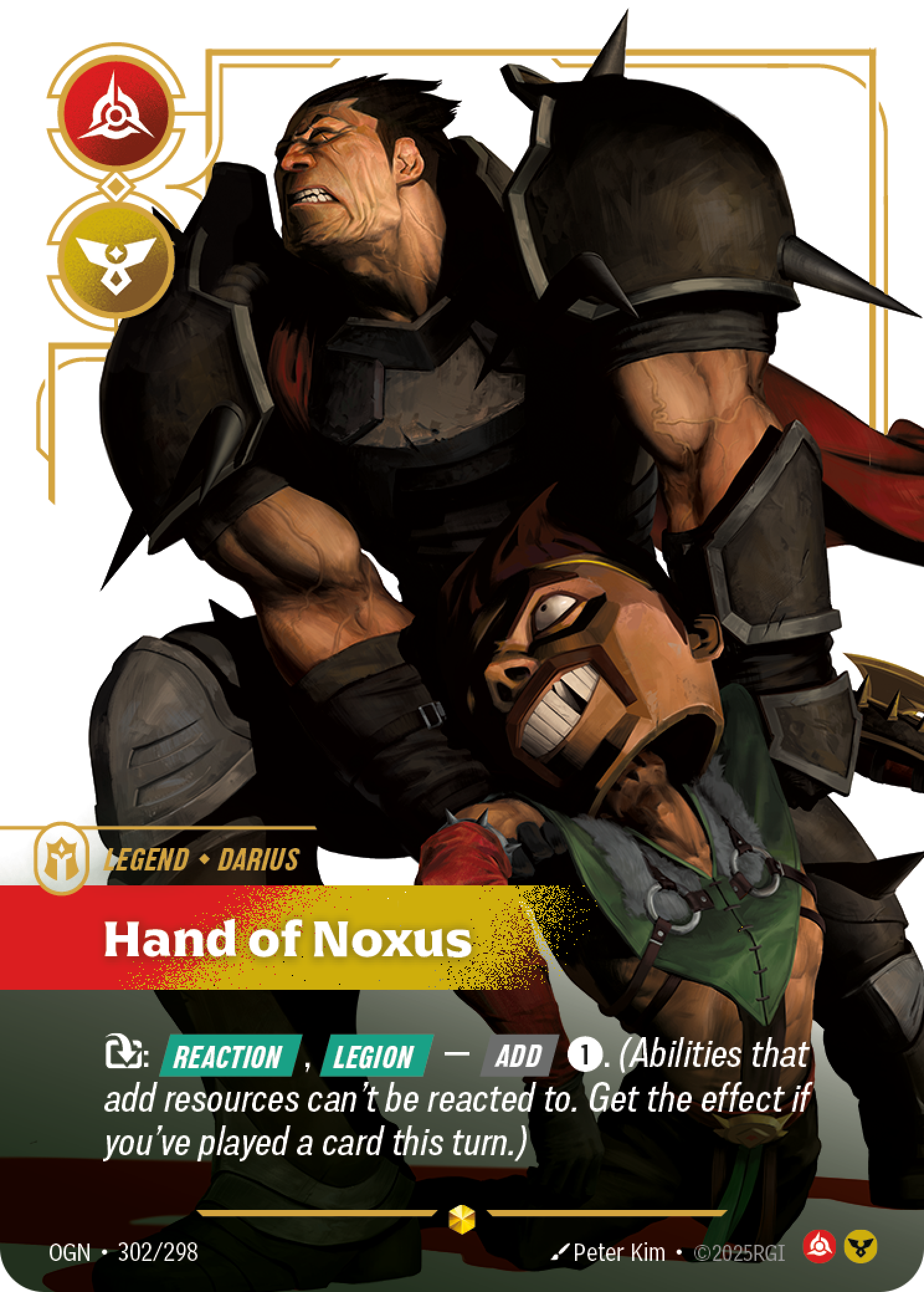 Hand of Noxus — Riftbound OGN-302/298