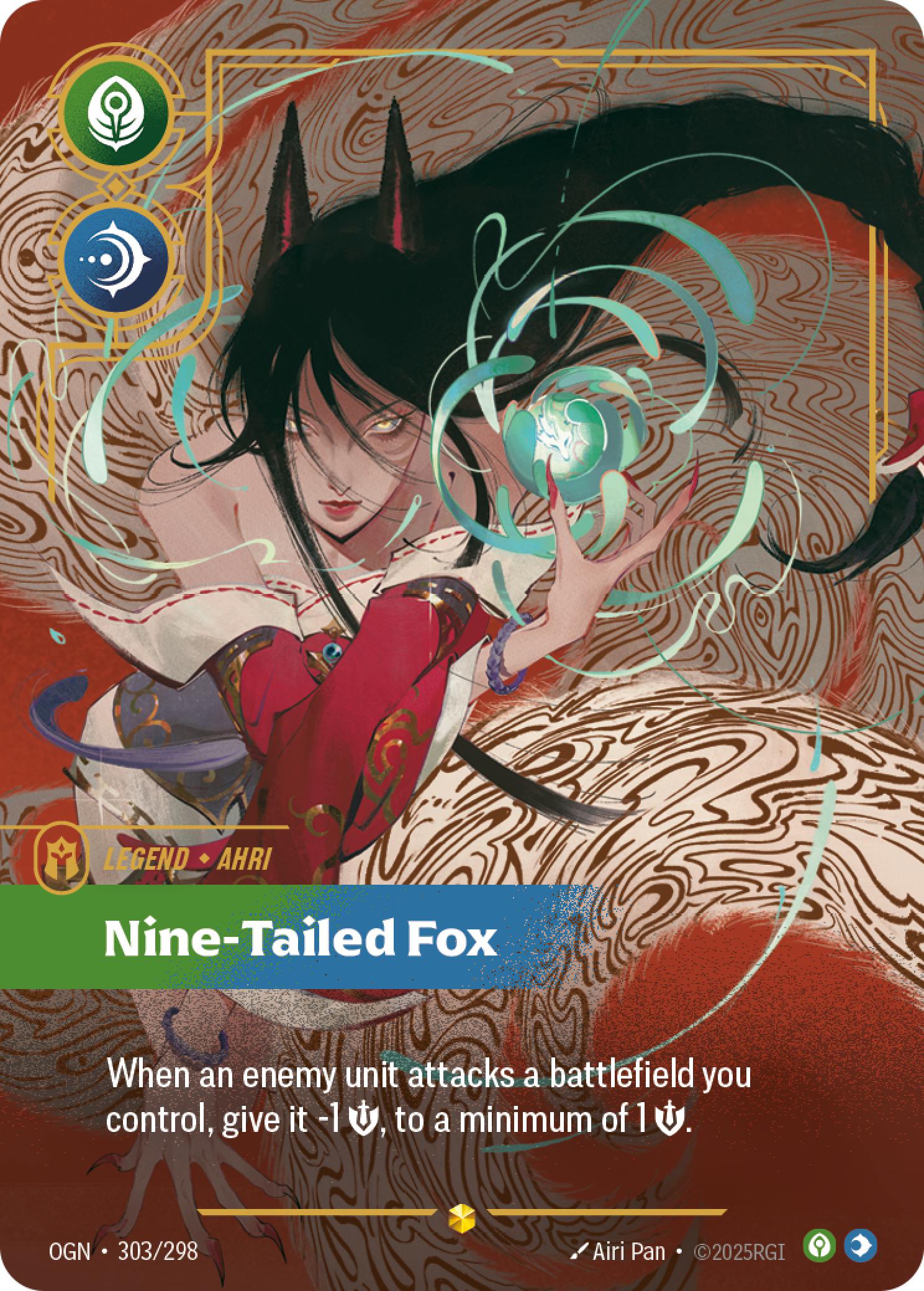 Nine-Tailed Fox — Riftbound OGN-303/298