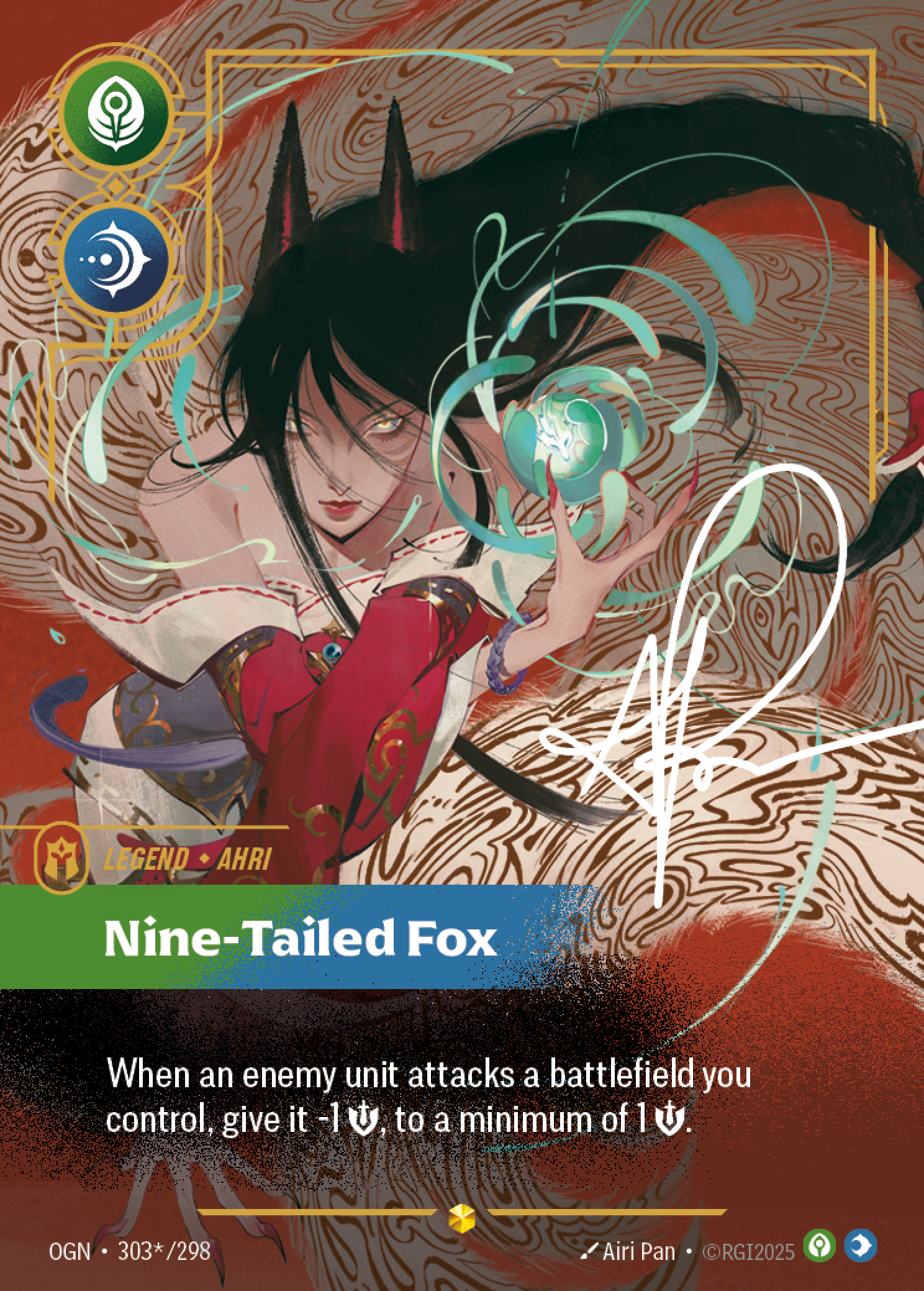 Nine-Tailed Fox — Riftbound OGN-303*/298