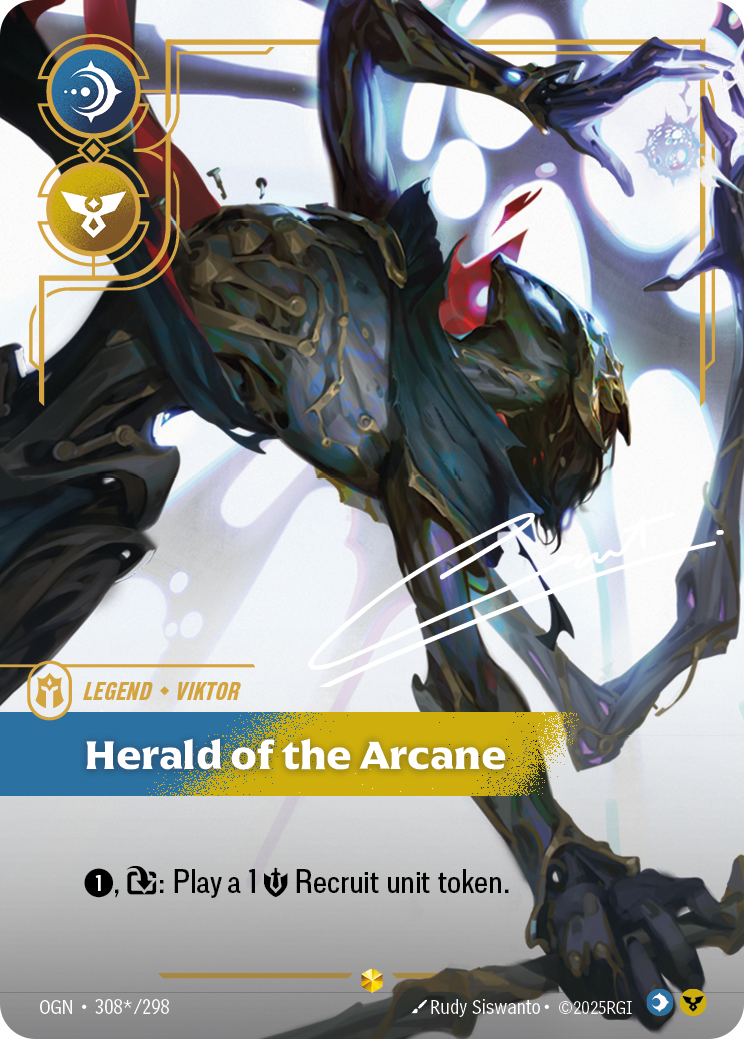 Herald of the Arcane — Riftbound OGN-308*/298