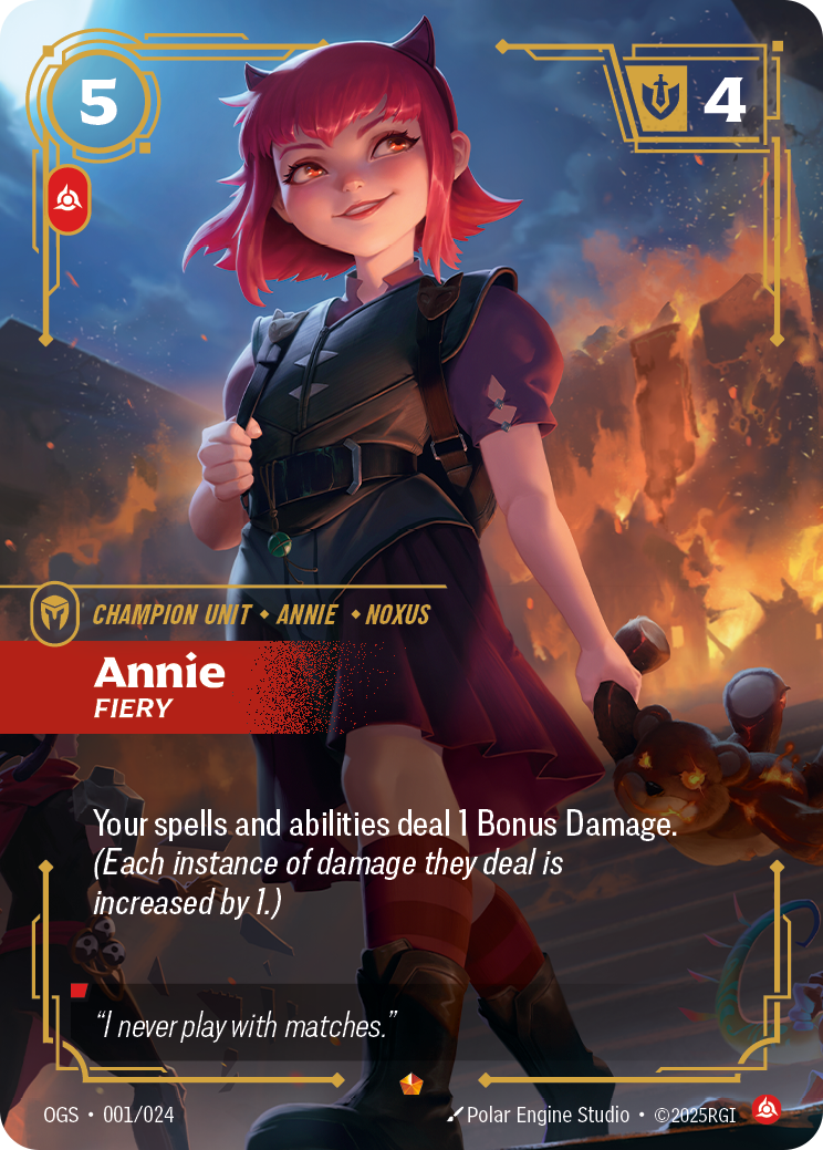 Annie, Fiery — Riftbound OGS-001/024