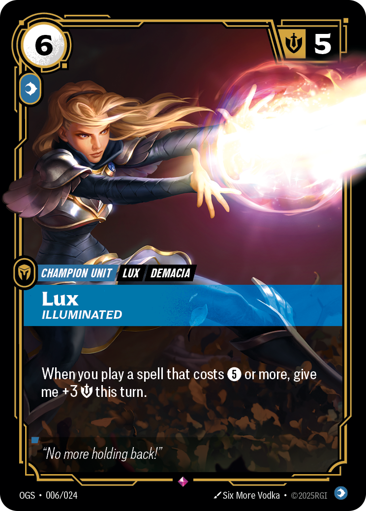 Lux, Illuminated — Riftbound OGS-006/024