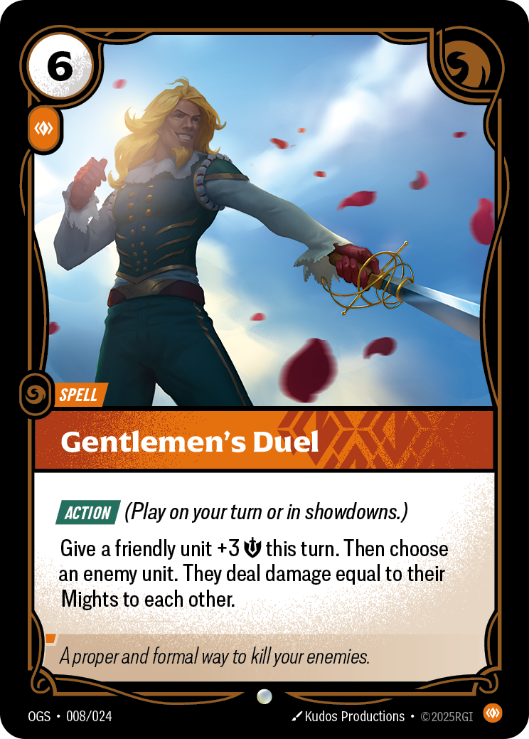 Gentlemen's Duel — Riftbound OGS-008/024