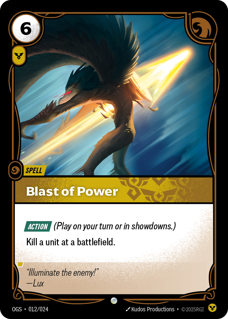 Blast of Power — Riftbound OGS-012/024