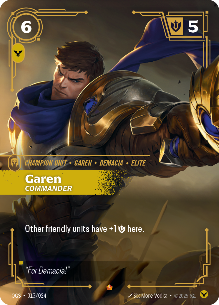 Garen, Commander — Riftbound OGS-013/024