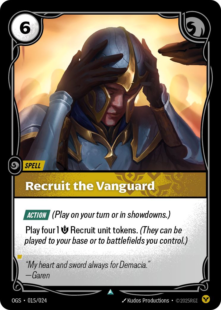 Recruit the Vanguard — Riftbound OGS-015/024