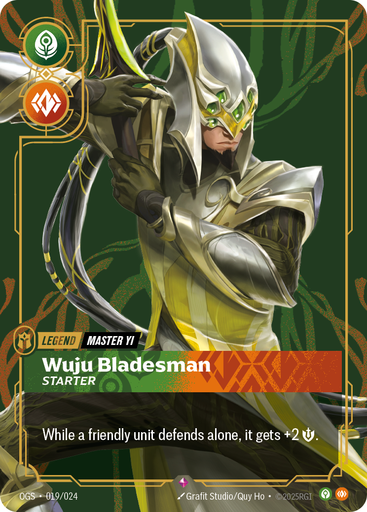 Wuju Bladesman - Starter — Riftbound OGS-019/024