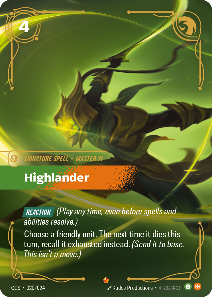 Highlander — Riftbound OGS-020/024