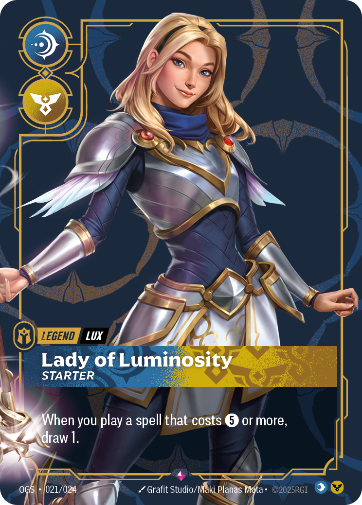 Lady of Luminosity - Starter — Riftbound OGS-021/024