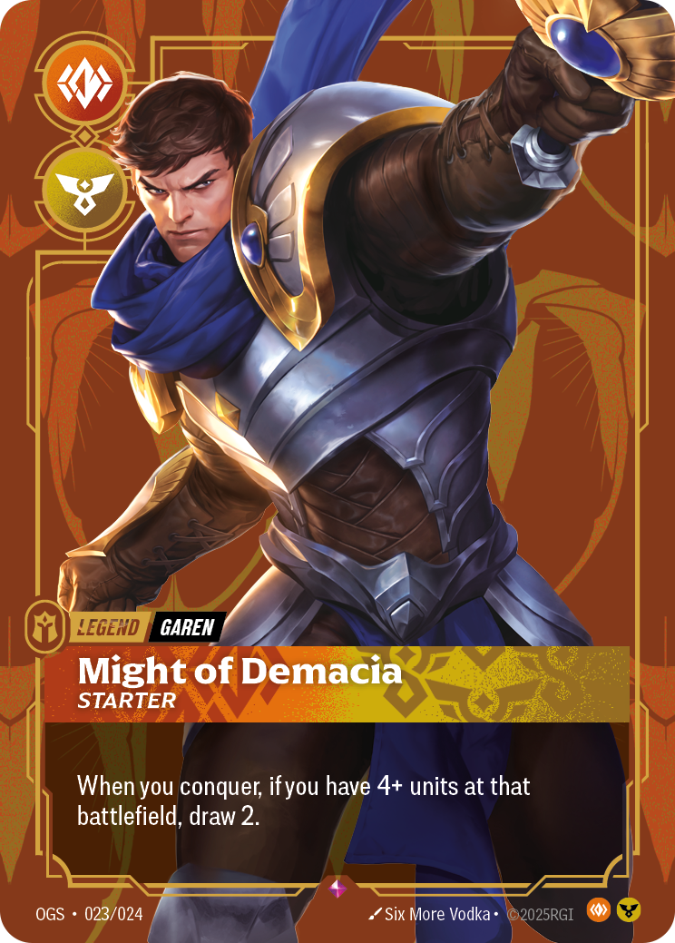 Might of Demacia - Starter — Riftbound OGS-023/024