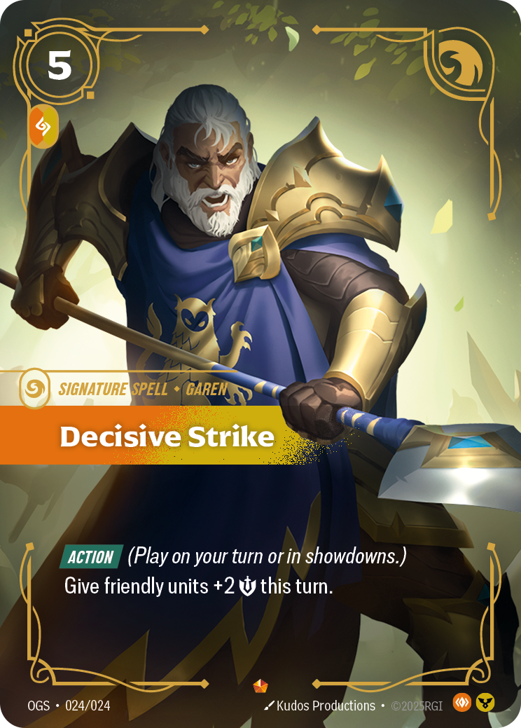 Decisive Strike — Riftbound OGS-024/024