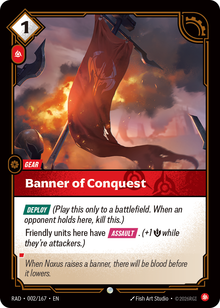 Banner of Conquest — Riftbound RAD-002/167