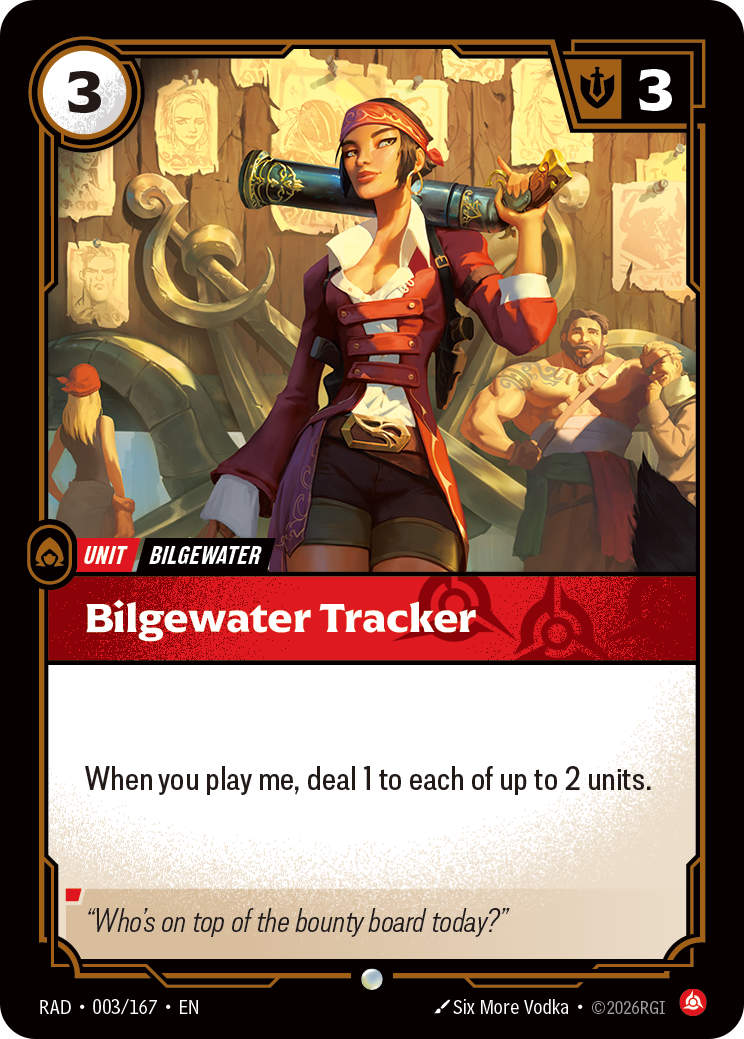 Bilgewater Tracker — Riftbound RAD-003/167
