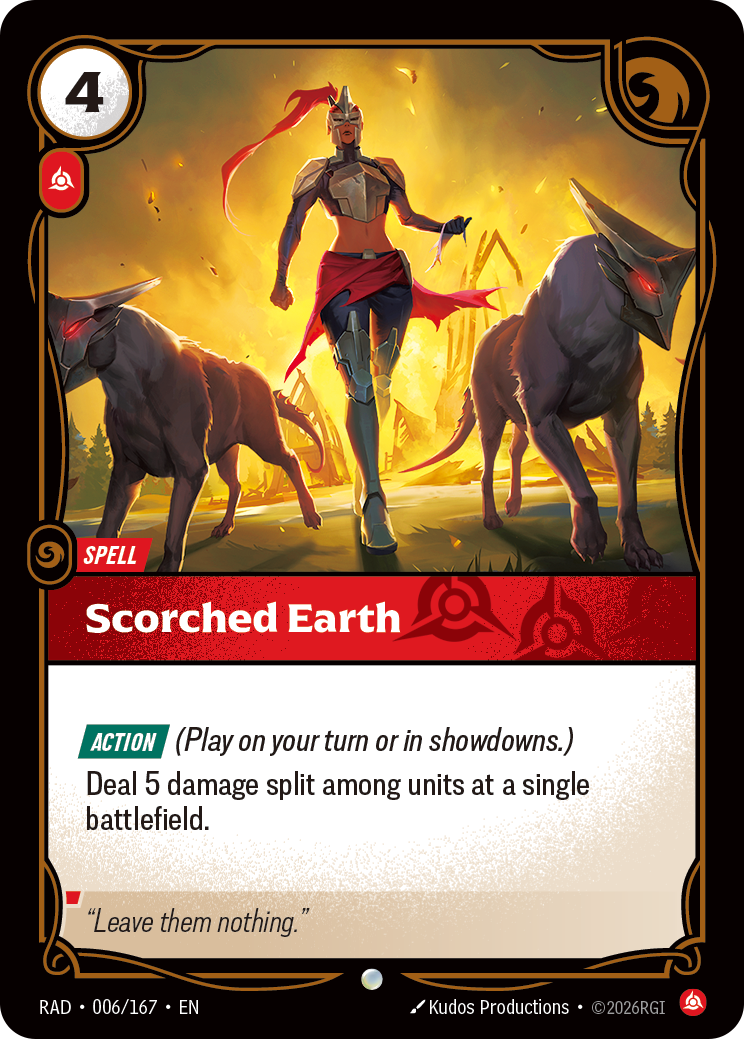 Scorched Earth — Riftbound RAD-006/167