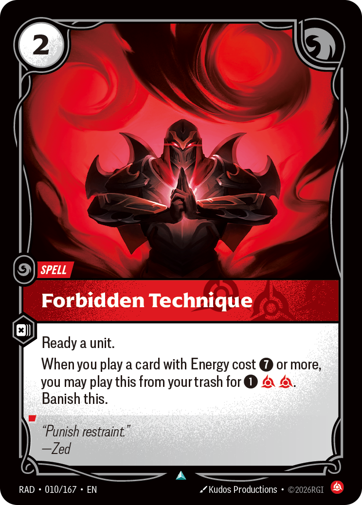 Forbidden Technique — Riftbound RAD-010/167