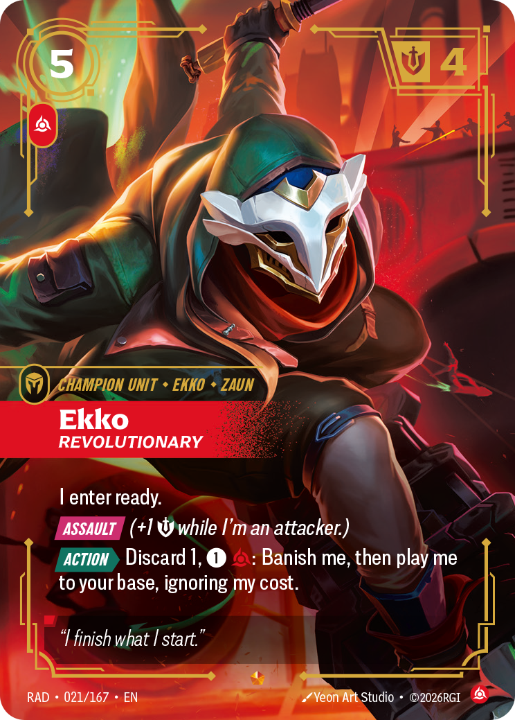 Ekko, Revolutionary — Riftbound RAD-021/167