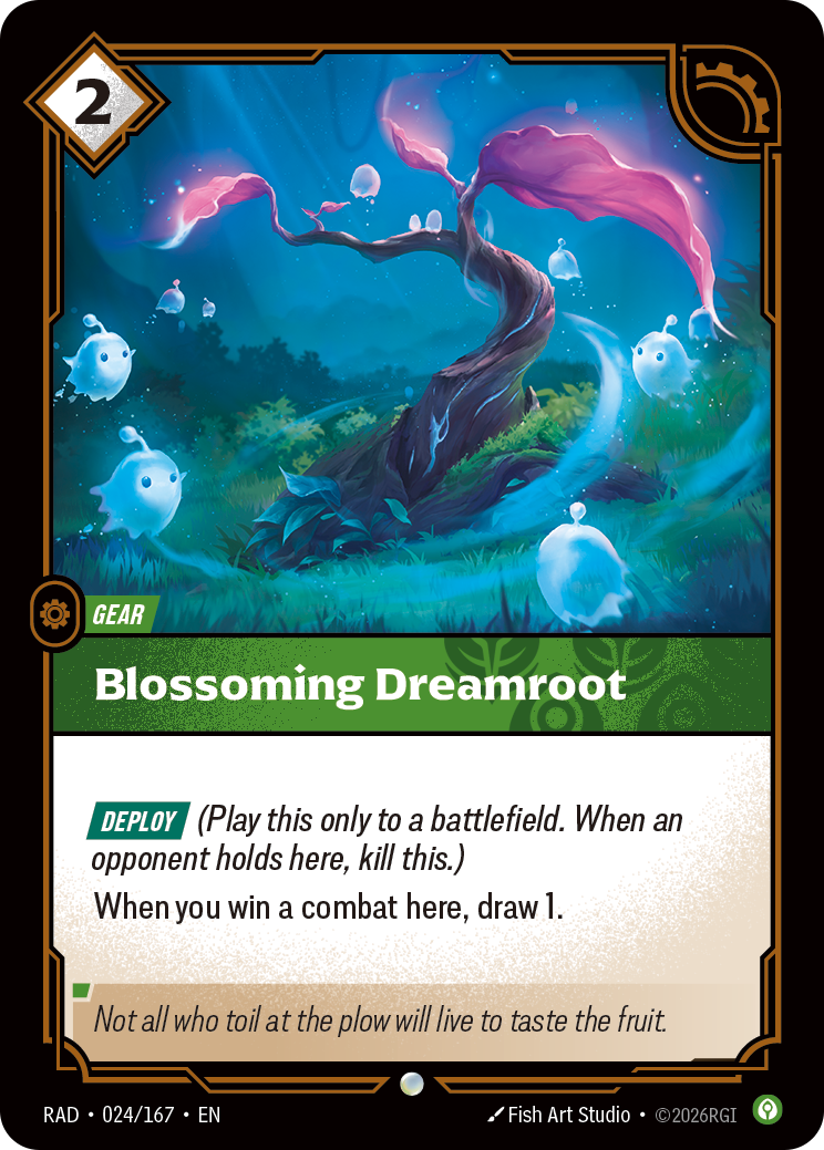 Blossoming Dreamroot — Riftbound RAD-024/167