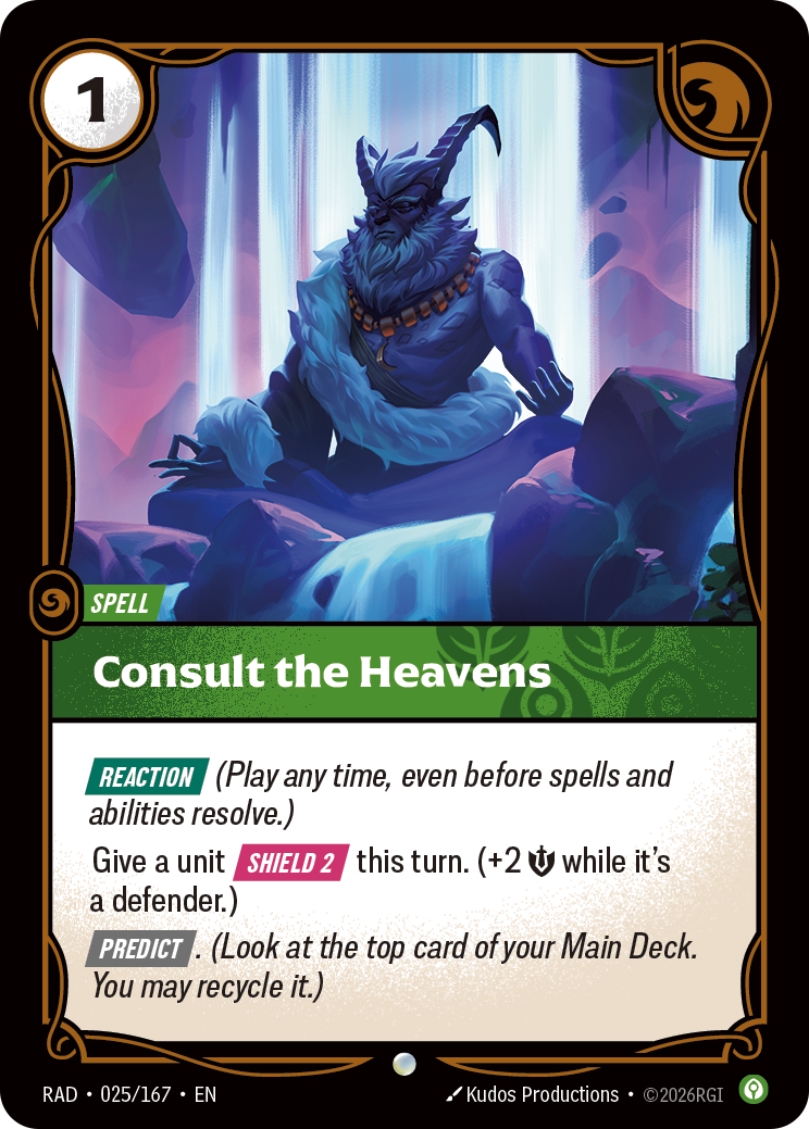 Consult the Heavens — Riftbound RAD-025/167