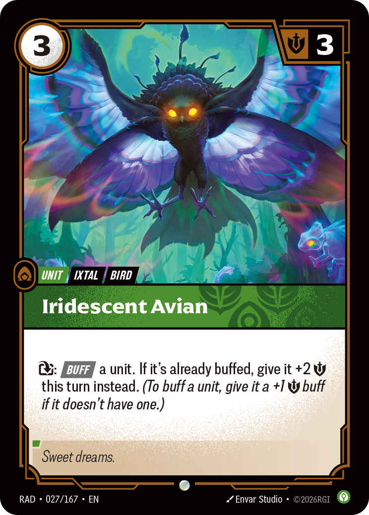 Iridescent Avian — Riftbound RAD-027/167