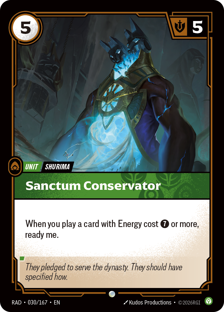 Sanctum Conservator — Riftbound RAD-030/167