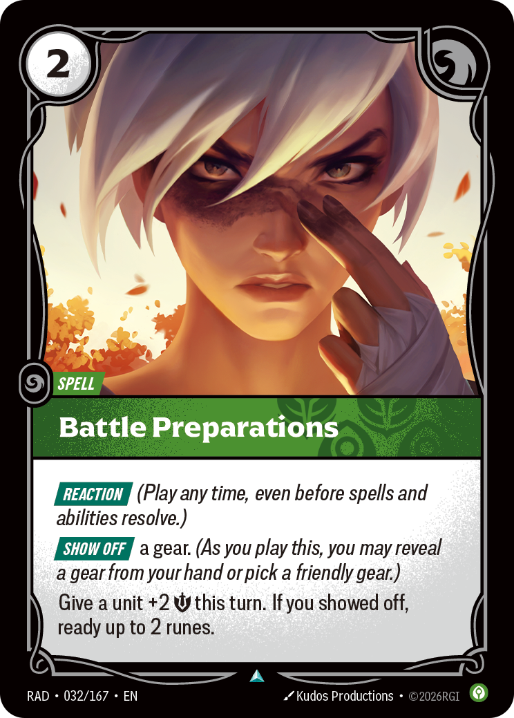 Battle Preparations — Riftbound RAD-032/167